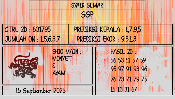 SYAIR SEMAR - SGP